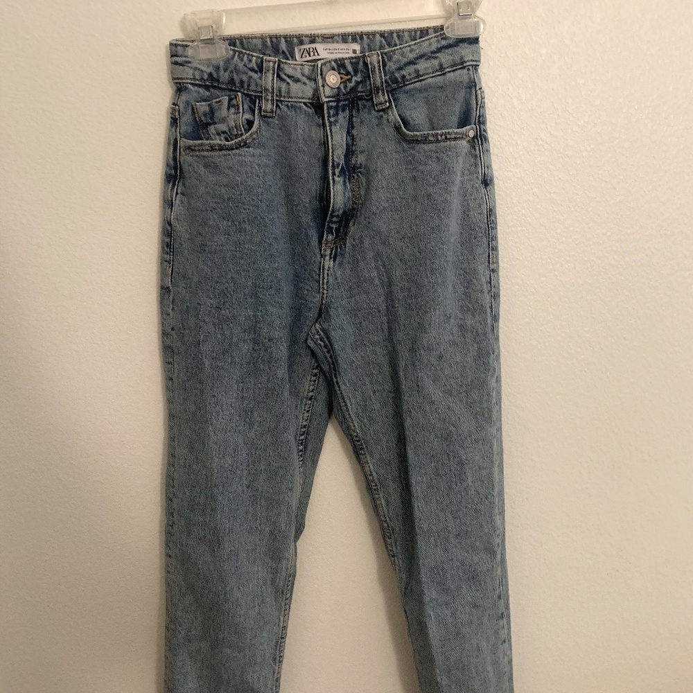 Medium Wash Zara Mom Jeans
